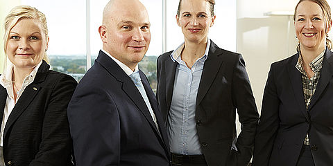 Company founder Dr Erwin Weßling, Julia and Florian Weßling (managing partners), Anna and Diana Weßling (partners)